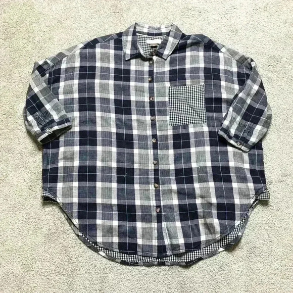Anthropologie Boyfriend Shirt Oversized - Picture 1 of 11
